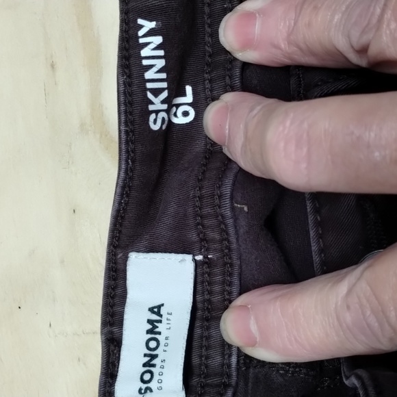 Brown Sonoma skinny jeans - Picture 2 of 6